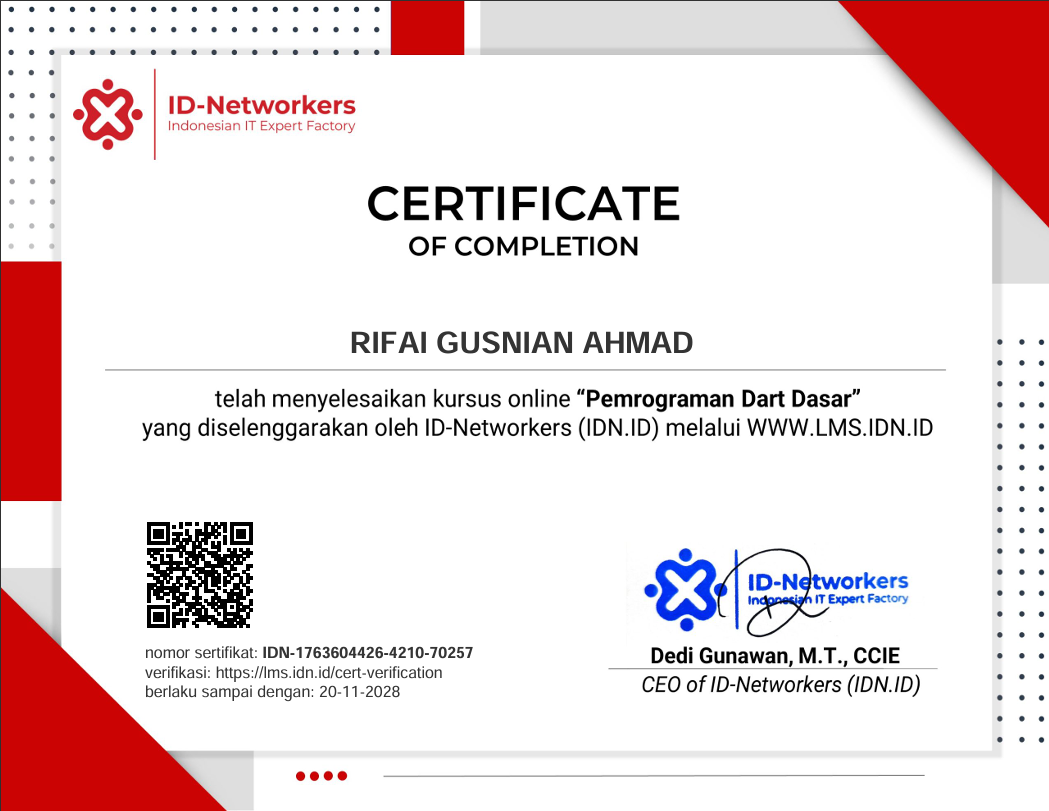 Basic Dart Programming